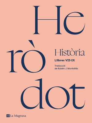 cover image of Història d'Heròdot--Història